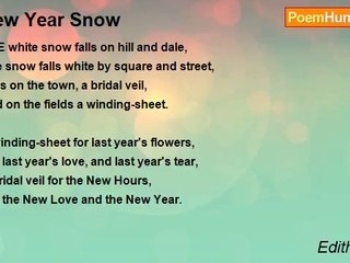 Edith Nesbit - New Year Snow