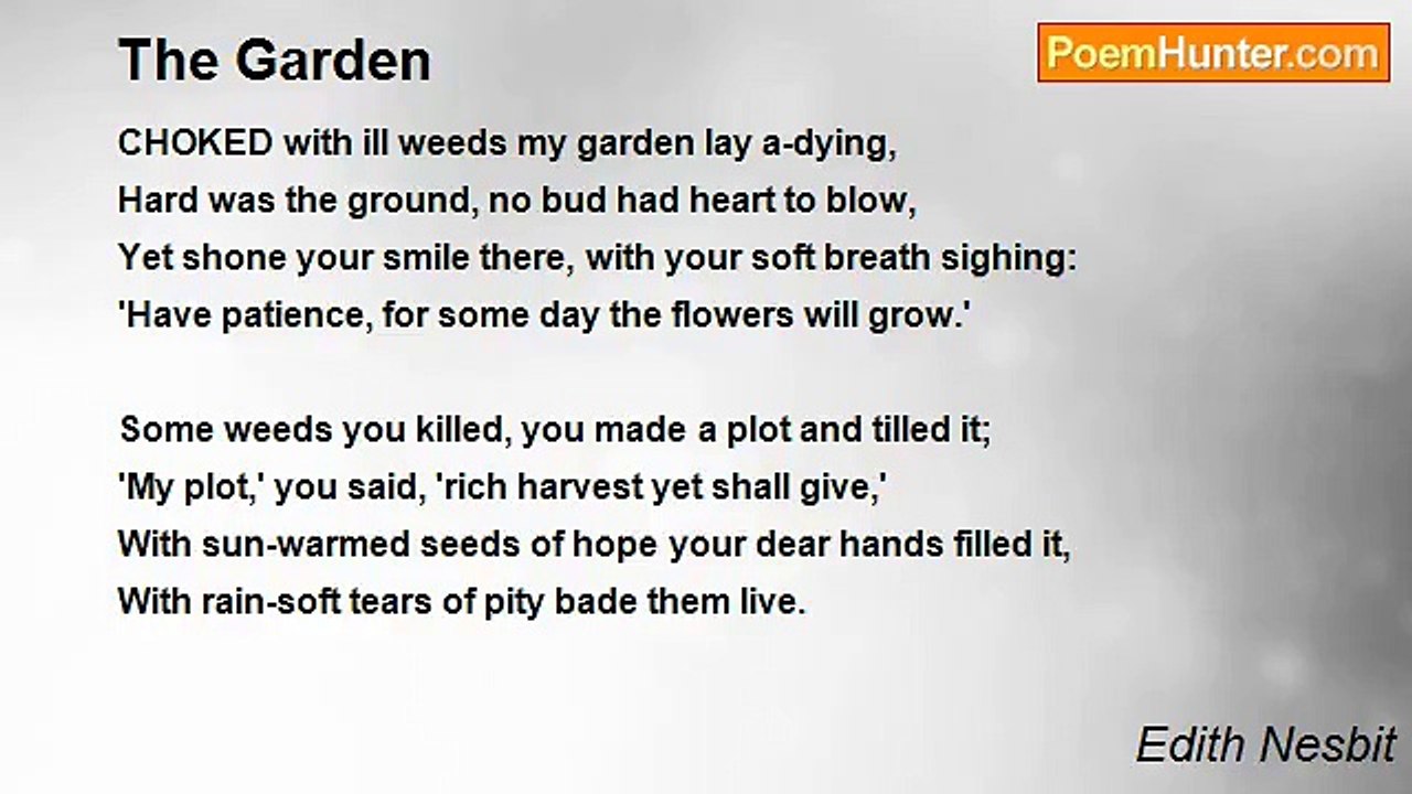 Edith Nesbit - The Garden