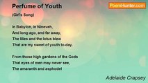 Adelaide Crapsey - Perfume of Youth