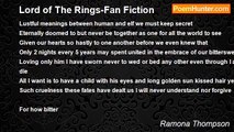 Ramona Thompson - Lord of The Rings-Fan Fiction