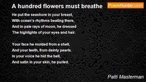 Patti Masterman - A hundred flowers must breathe