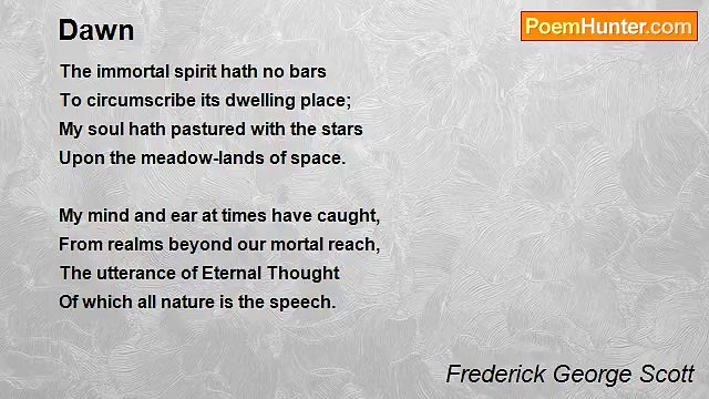 Frederick George Scott - Dawn