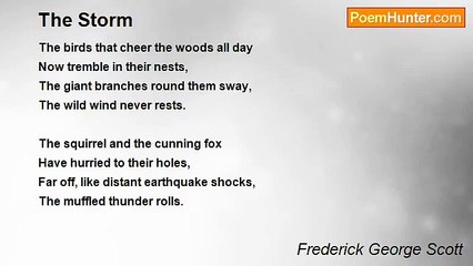 Frederick George Scott - The Storm