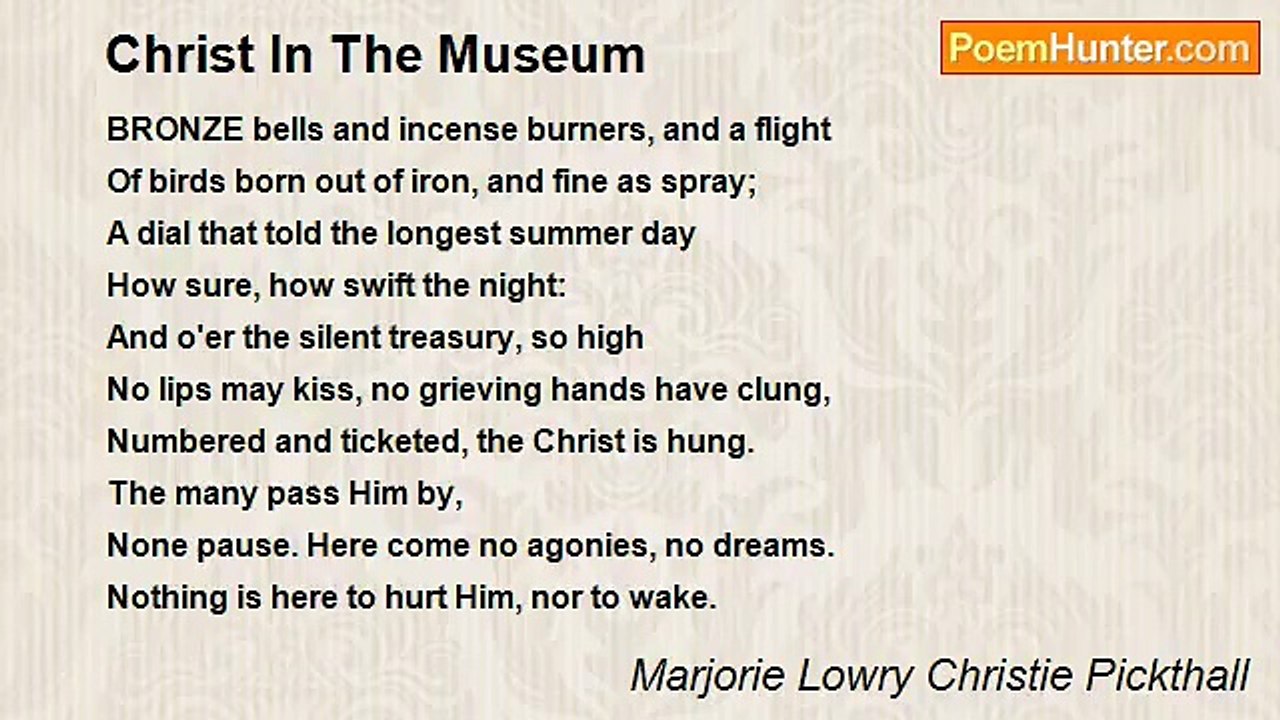 Marjorie Lowry Christie Pickthall - Christ In T...