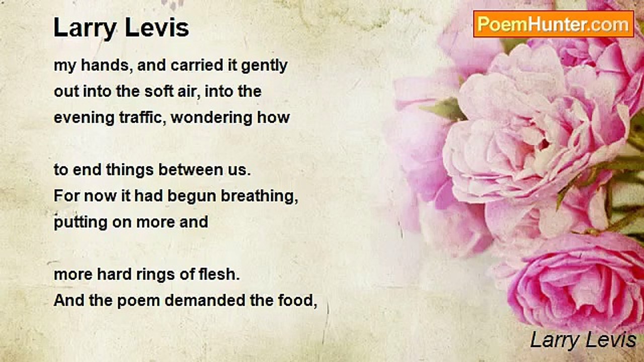 Larry Levis - Larry Levis