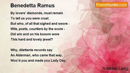 Andrew Lang - Benedetta Ramus