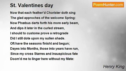 Henry King - St. Valentines day