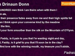 Padraic Colum - An Drinaun Donn