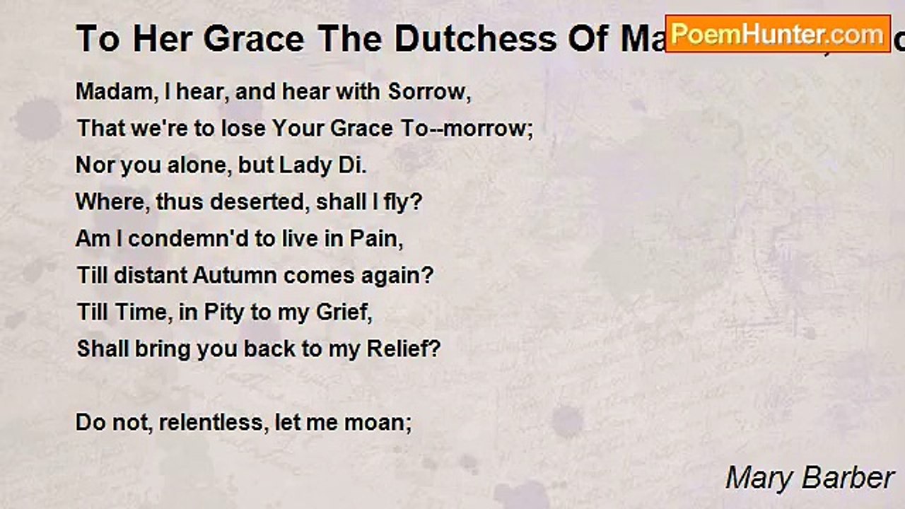 Mary Barber - To Her Grace The Dutchess Of Manchester, And Lady Diana Spencer