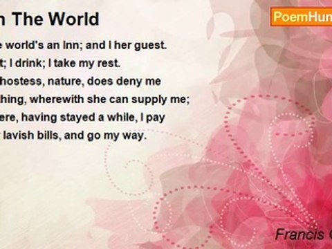 Francis Quarles - On The World