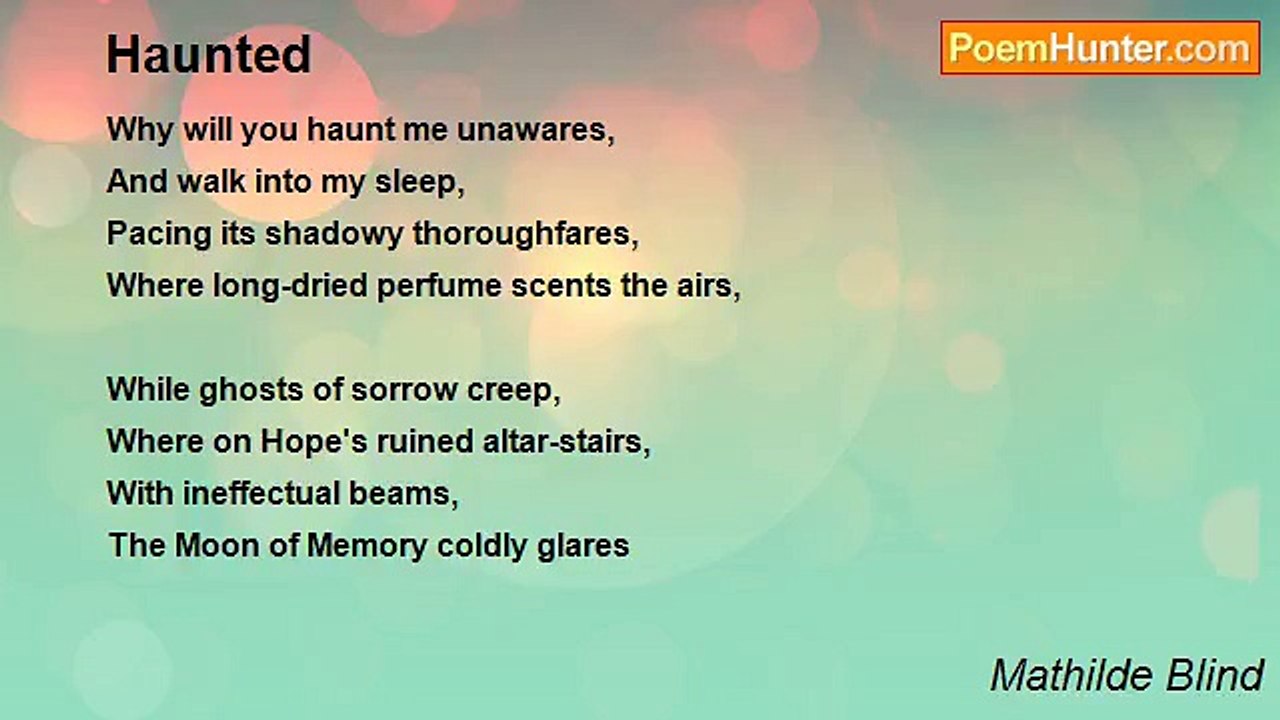Mathilde Blind - Haunted
