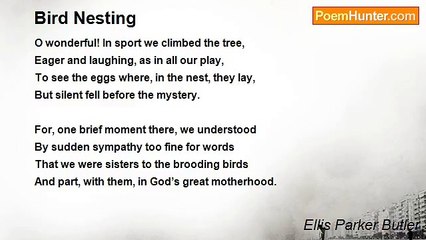 Ellis Parker Butler - Bird Nesting