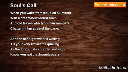 Mathilde Blind - Soul's Call