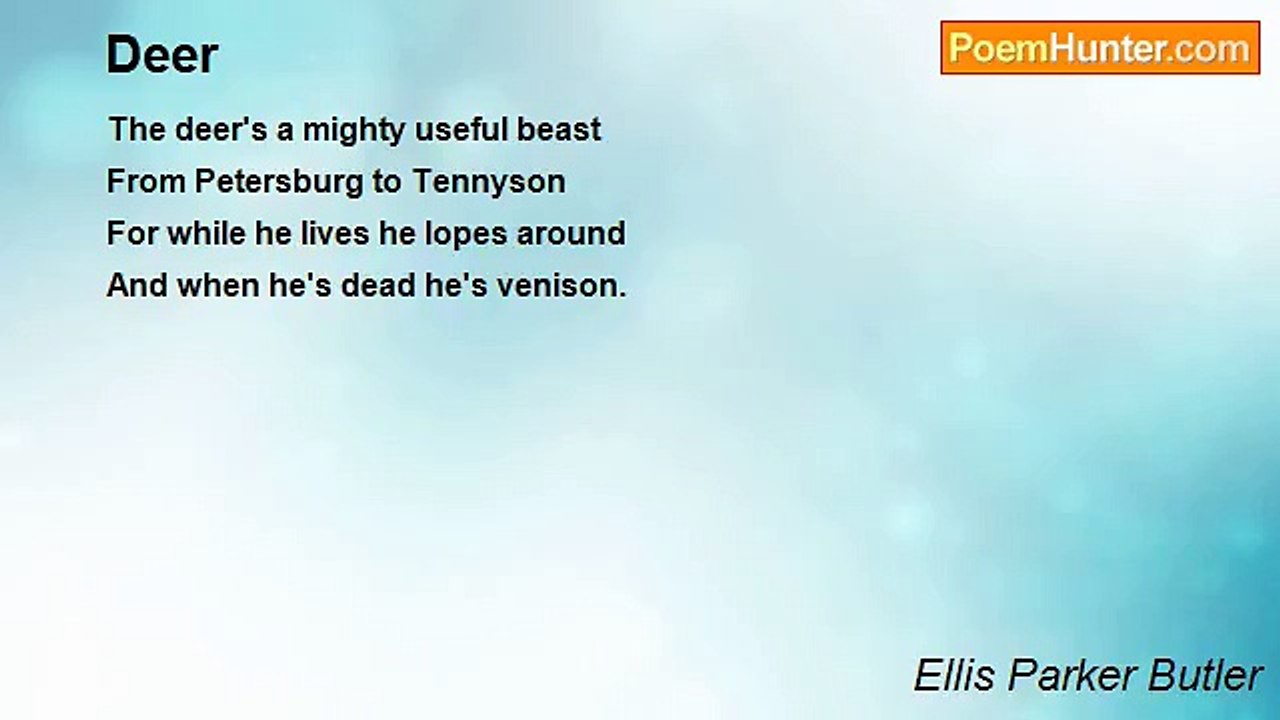 Ellis Parker Butler - Deer