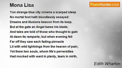 Edith Wharton - Mona Lisa