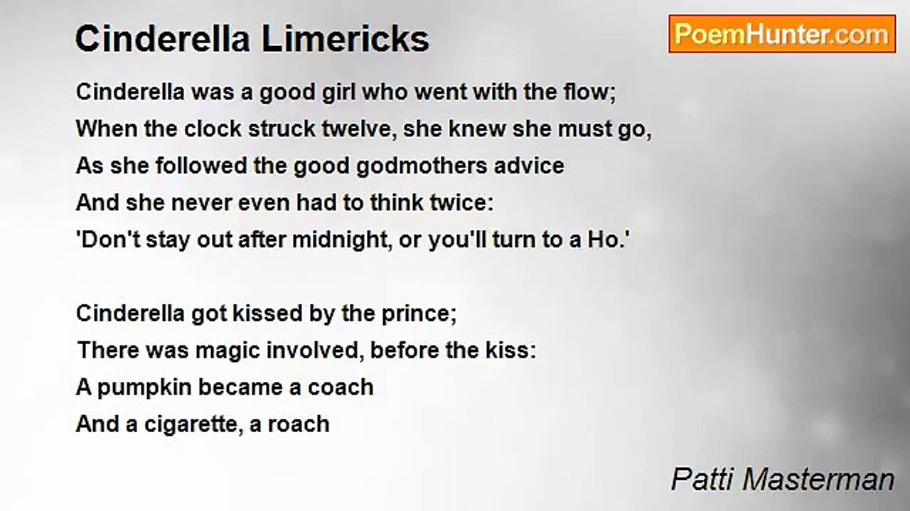 Patti Masterman - Cinderella Limericks