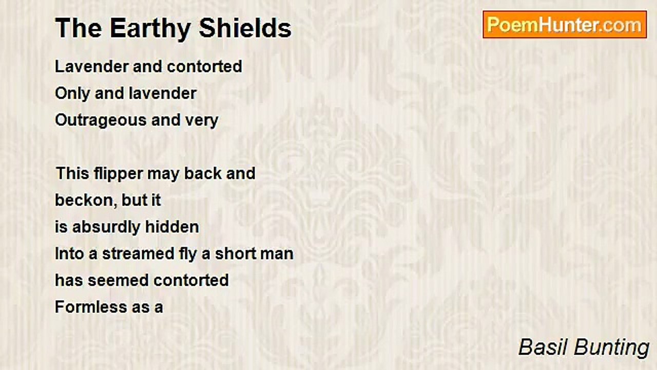 Basil Bunting - The Earthy Shields