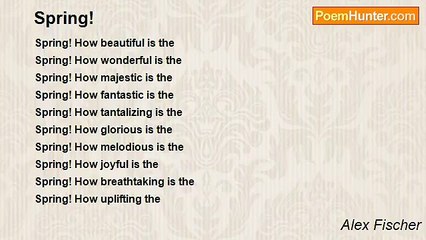 Alex Fischer - Spring!