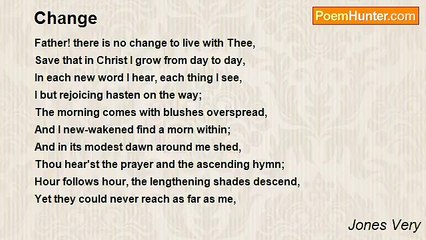 Jones Very - Change