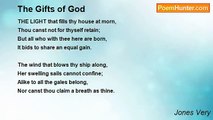 Jones Very - The Gifts of God