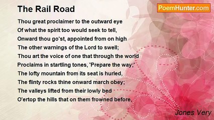 Jones Very - The Rail Road