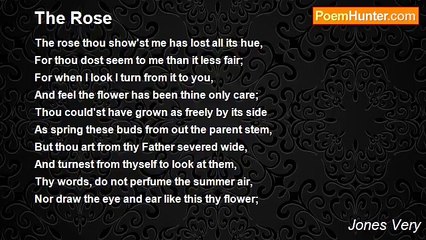 Jones Very - The Rose