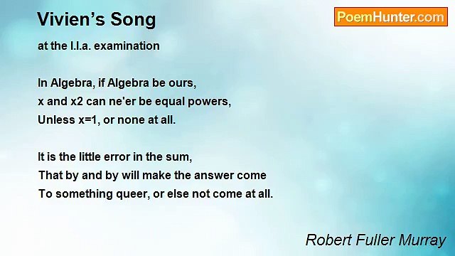 Robert Fuller Murray - Vivien’s Song