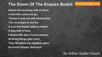 Sir Arthur Quiller-Couch - The Doom Of The Esquire Bedell