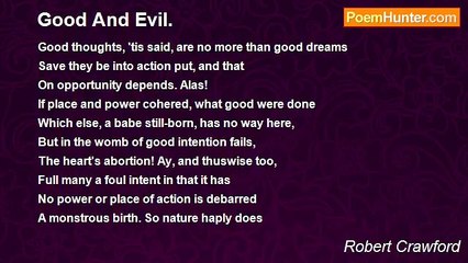 Robert Crawford - Good And Evil.