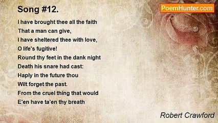 Robert Crawford - Song #12.
