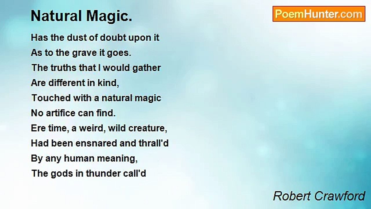 Robert Crawford - Natural Magic.