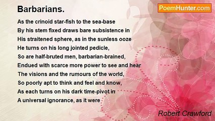 Robert Crawford - Barbarians.