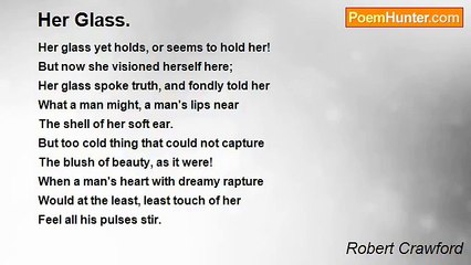 Robert Crawford - Her Glass.
