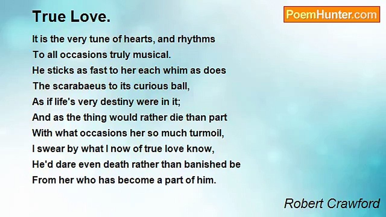 Robert Crawford - True Love.