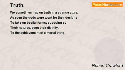 Robert Crawford - Truth.