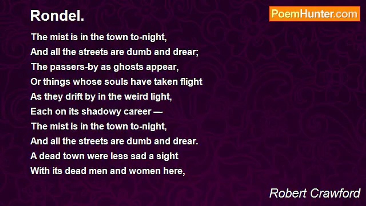 Robert Crawford - Rondel.
