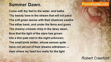 Robert Crawford - Summer Dawn.
