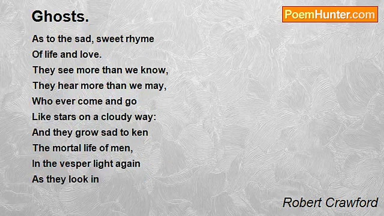 Robert Crawford - Ghosts.