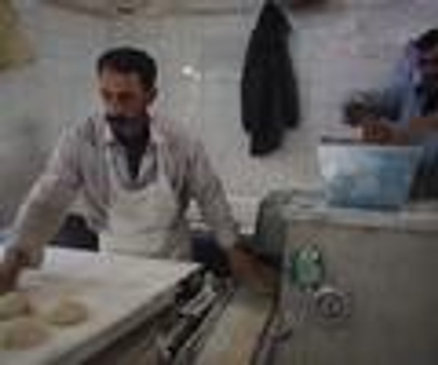 Kobani'nin tek ekmek fırını