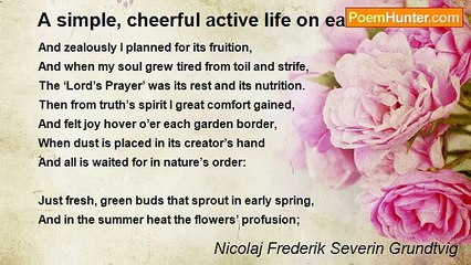 Nicolaj Frederik Severin Grundtvig - A simple, cheerful active life on earth