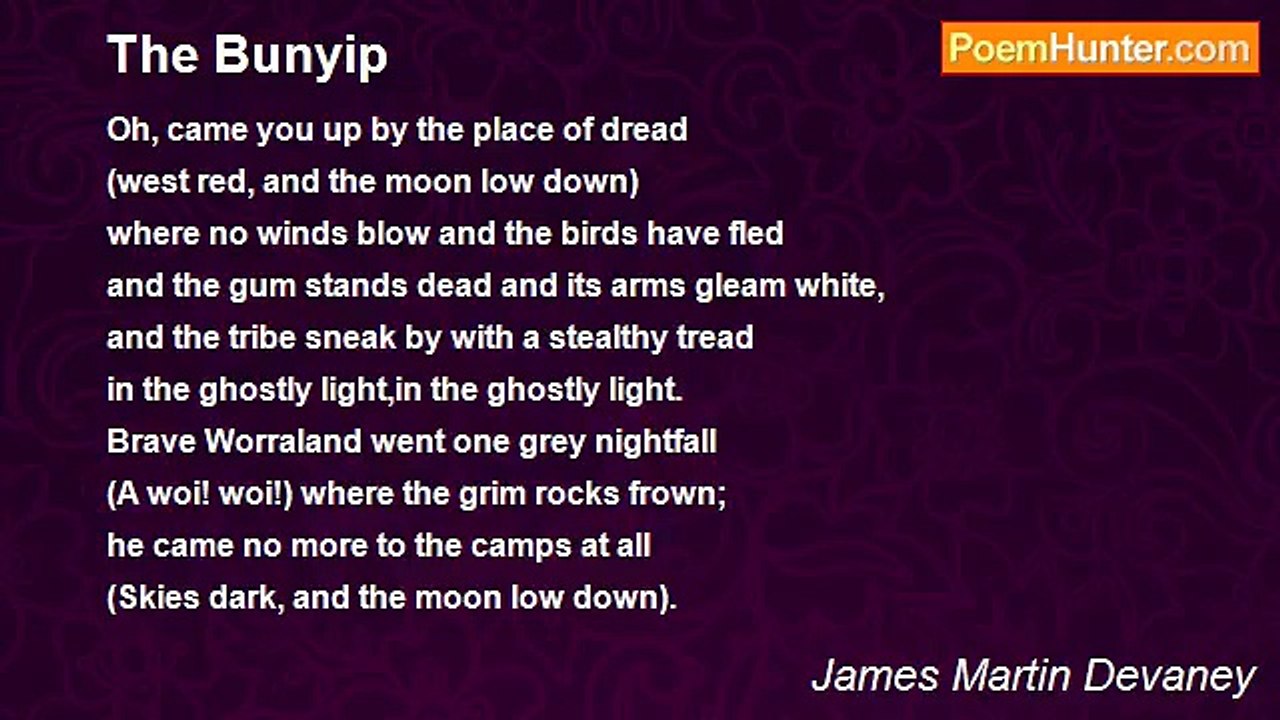 James Martin Devaney - The Bunyip