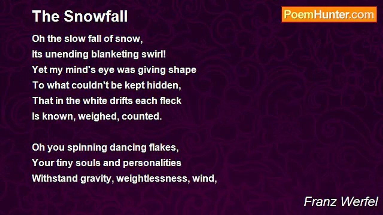 Franz Werfel - The Snowfall