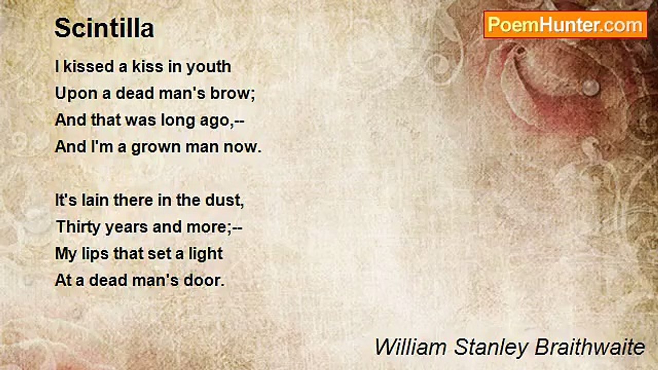 William Stanley Braithwaite - Scintilla