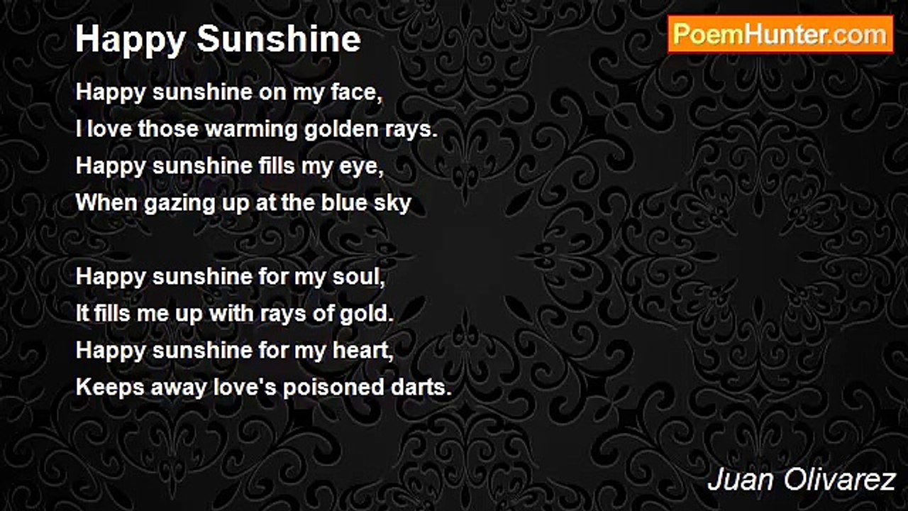 Juan Olivarez - Happy Sunshine