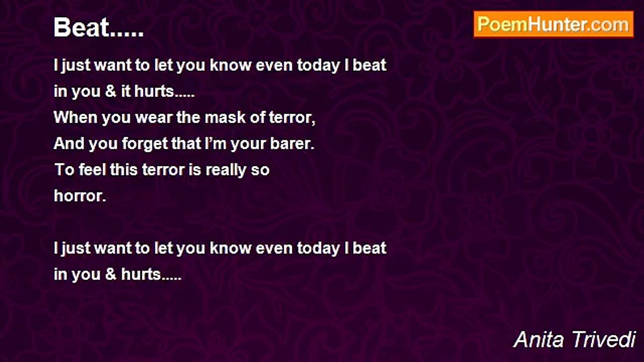 Anita Trivedi - Beat.....