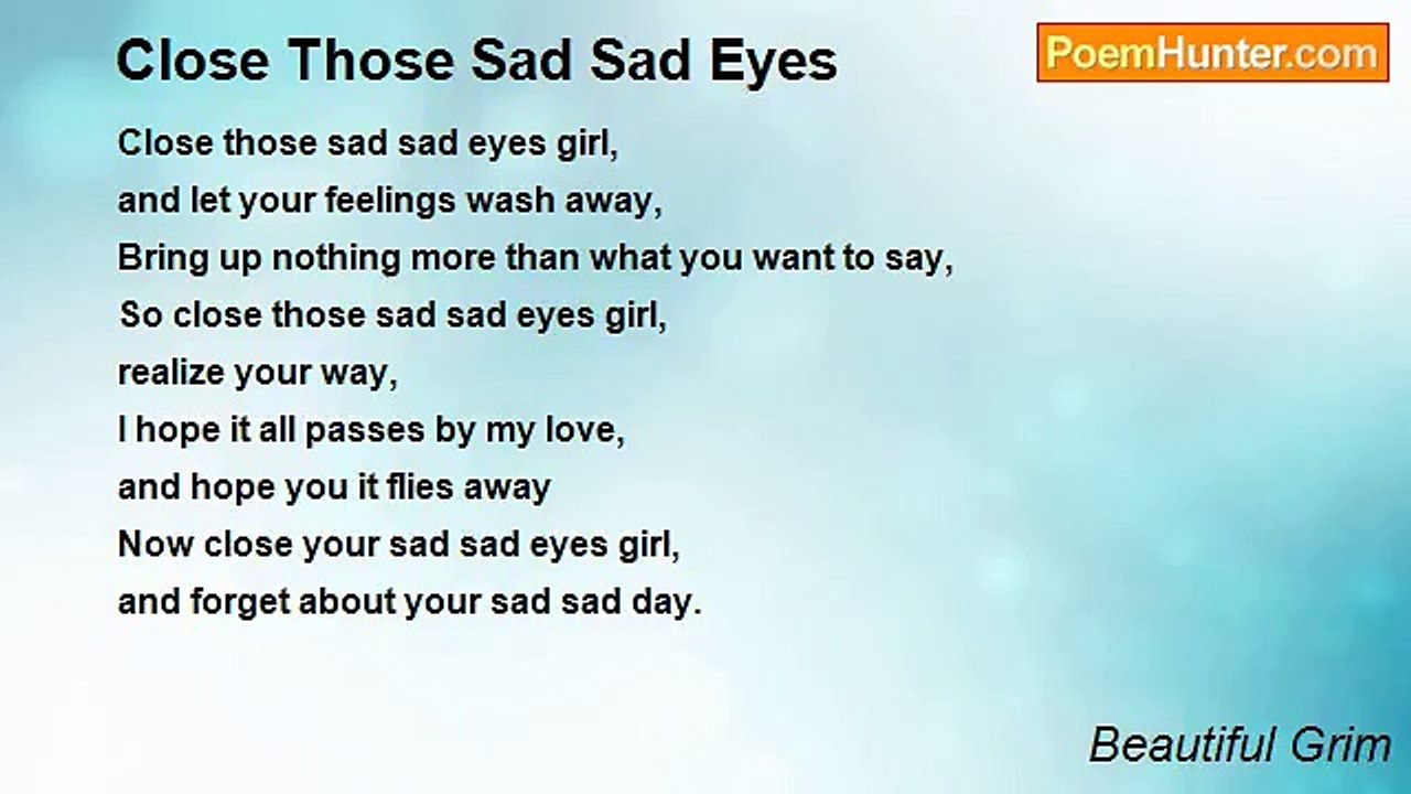 Beautiful Grim - Close Those Sad Sad Eyes