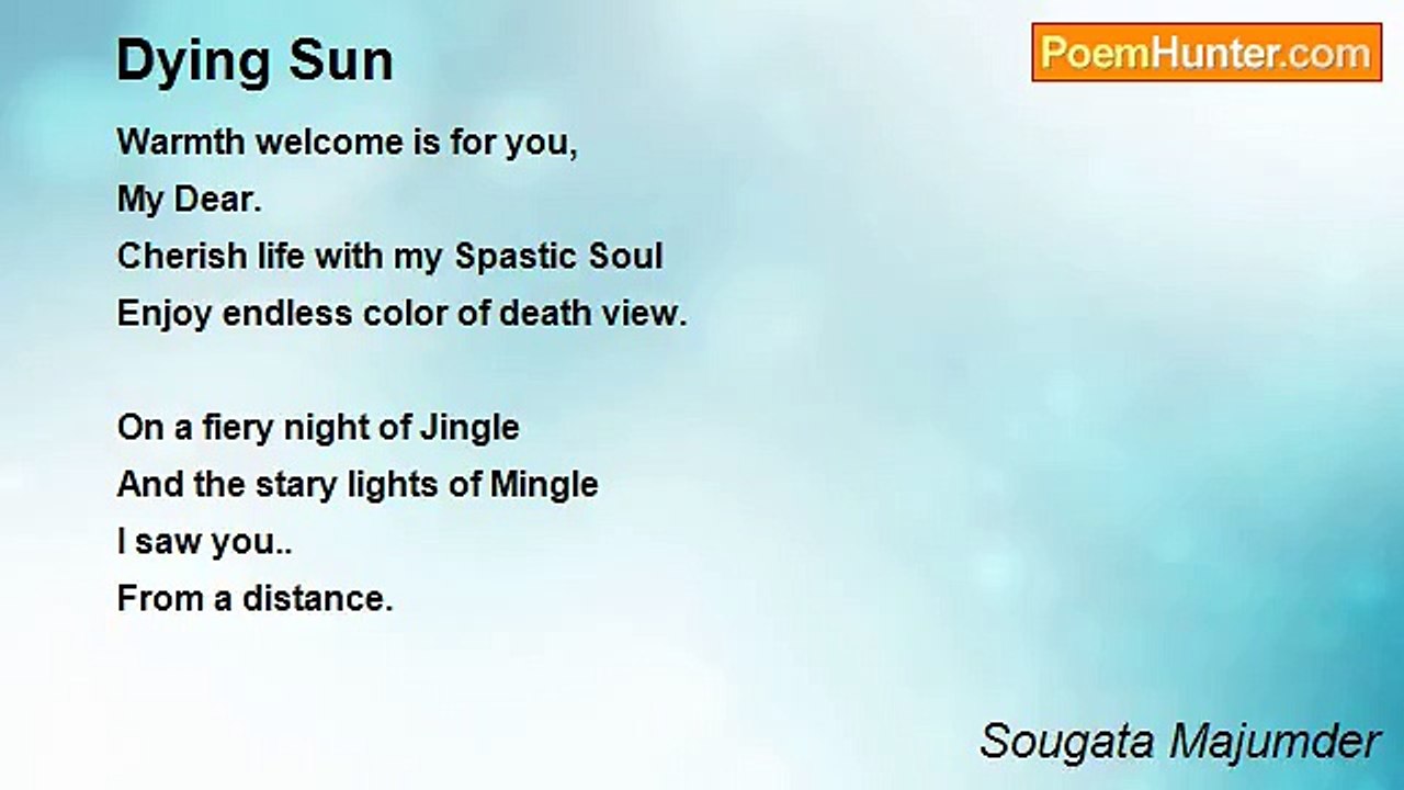 Sougata Majumder - Dying Sun