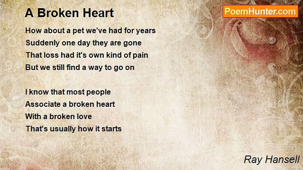 Ray Hansell - A Broken Heart