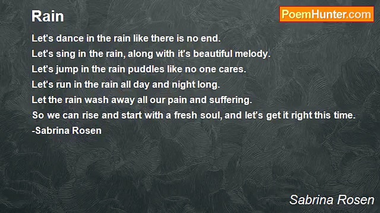 Sabrina Rosen - Rain