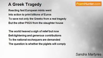 Sandra Martyres - A Greek Tragedy